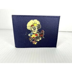 VINTAGE WALT DISNEY PRETTY MINNIE WALLET PARKS FLORAL GIRLS